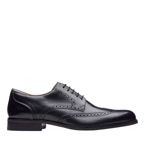 Clarks Mens Craft Arlo Limit Black Leather